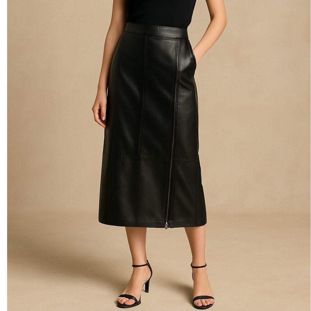 Helen Storey Real Classics Leather Skirt Vintage